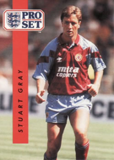 Stuart Gray Aston Villa 1990/91 Pro Set #16