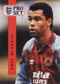 Paul McGrath Aston Villa 1990/91 Pro Set #19