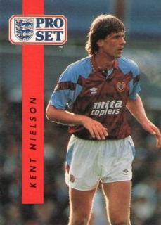 Kent Nielsen Aston Villa 1990/91 Pro Set #20