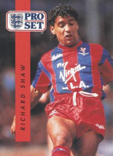 Richard Shaw Crystal Palace 1990/91 Pro Set #55