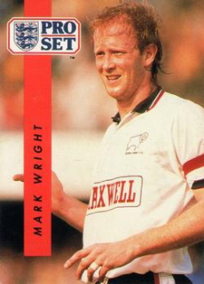 Mark Wright Derby County 1990/91 Pro Set #69
