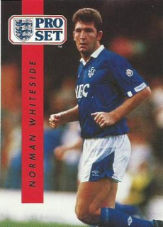 Norman Whiteside Everton 1990/91 Pro Set #80