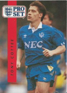 Tony Cottee Everton 1990/91 Pro Set #82