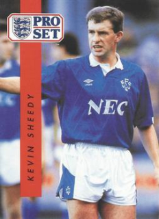 Kevin Sheedy Everton 1990/91 Pro Set #85