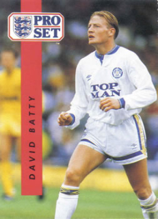 David Batty Leeds United 1990/91 Pro Set #93