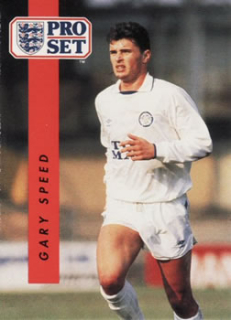 Gary Speed Leeds United 1990/91 Pro Set #96