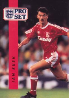 Ian Rush Liverpool 1990/91 Pro Set #113