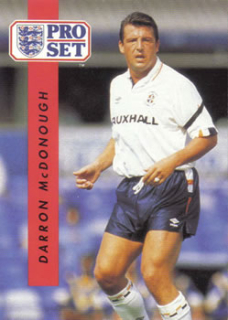 Darron McDonough Luton Town 1990/91 Pro Set #117