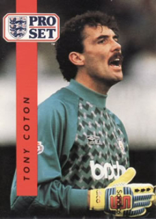 Tony Coton Manchester City 1990/91 Pro Set #126