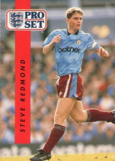 Steve Redmond Manchester City 1990/91 Pro Set #129