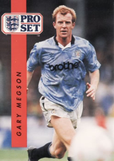 Gary Megson Manchester City 1990/91 Pro Set #131