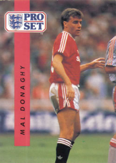 Mal Donaghy Manchester United 1990/91 Pro Set #140