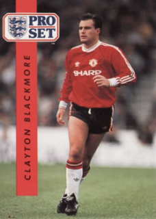 Clayton Blackmore Manchester United 1990/91 Pro Set #143