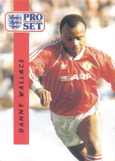 Danny Wallace Manchester United 1990/91 Pro Set #146