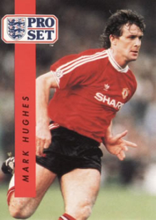 Mark Hughes Manchester United 1990/91 Pro Set #149