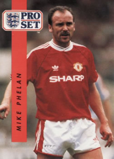 Mike Phelan Manchester United 1990/91 Pro Set #153