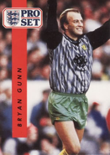 Bryan Gunn Norwich City 1990/91 Pro Set #154