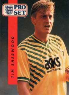 Tim Sherwood Norwich City 1990/91 Pro Set #161