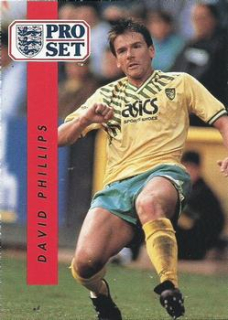 David Phillips Norwich City 1990/91 Pro Set #162