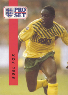 Ruel Fox Norwich City 1990/91 Pro Set #165