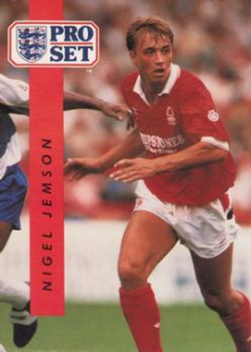 Nigel Jemson Nottingham Forest 1990/91 Pro Set #174