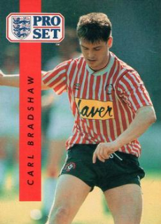 Carl Bradshaw Sheffield United 1990/91 Pro Set #199