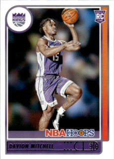 Davion Mitchell Sacramento Kings 2021/22 Panini Hoops NBA Base Rookies #228