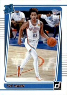 Tre Mann Oklahoma City Thunder 2021/22 Panini Donruss Basketball Base Rated Rookie #218