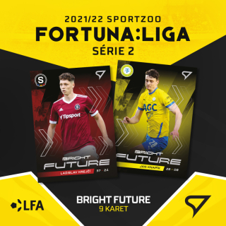 Bright Future kompletni set 9 karet SportZoo FORTUNA:LIGA 2021/22 2. serie