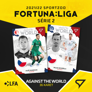 Against the World kompletni set 36 karet SportZoo FORTUNA:LIGA 2021/22 2. serie