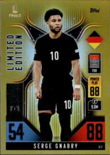 Serge Gnabry Germany Topps Match Attax 101 Road to UEFA Nations League Finals 2022 Limited Edition #LE07
