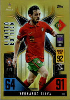 Bernardo Silva Portugal Topps Match Attax 101 Road to UEFA Nations League Finals 2022 Limited Edition #LE10