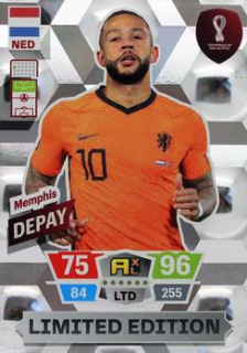 Memphis Depay Netherlands Panini Adrenalyn XL World Cup 2022 Limited Edition #LE-MDE