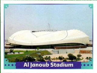 Al Janoub Stadium Stadiums samolepka Panini World Cup 2022 Silver version #FWC09