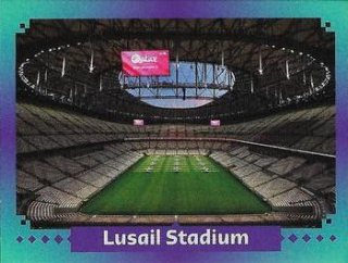 Lusail Stadium indoor Stadiums samolepka Panini World Cup 2022 Silver version #FWC17