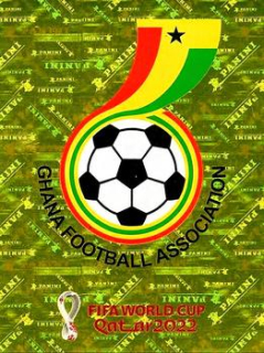 Team Logo Ghana samolepka Panini World Cup 2022 Silver version #GHA02