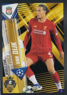 Virgil van Dijk Liverpool Topps Match Attax 101 2019/20 Sticker #S02