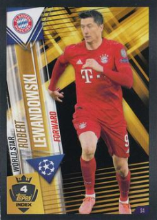 Robert Lewandowski Bayern Munchen Topps Match Attax 101 2019/20 Sticker #S04