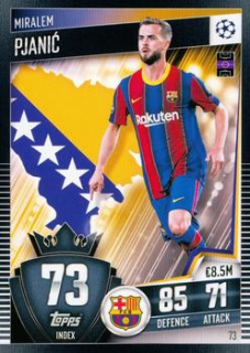 Miralem Pjanic FC Barcelona Topps Match Attax 101 2020/21 #73
