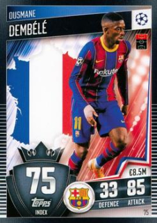 Ousmane Dembele FC Barcelona Topps Match Attax 101 2020/21 #75