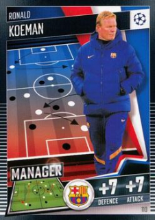 Ronald Koeman FC Barcelona Topps Match Attax 101 2020/21 Manager #110