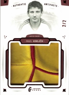 Pavel Korejcik Dukla Praha Bravo Dukla Legendary Cards 2/2 #AA-KOP
