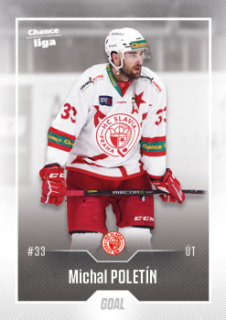 Michal Poletin Slavia Chance liga 2022/23 GOAL Cards #107