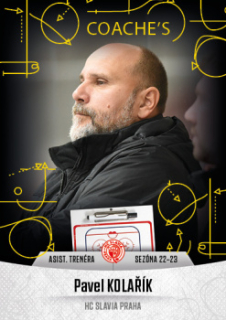 Pavel Kolarik Slavia Chance liga 2022/23 GOAL Cards Coach