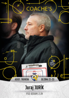Juraj Jurik Zlin Chance liga 2022/23 GOAL Cards Coach