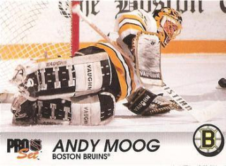 Andy Moog Boston Bruins Pro Set 1992/93  #7