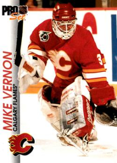 Mike Vernon Calgary Flames Pro Set 1992/93  #25