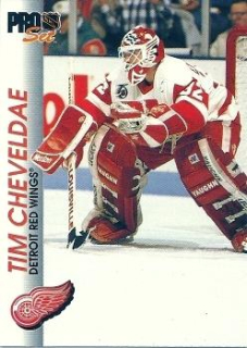Tim Cheveldae Detroit Red Wings Pro Set 1992/93  #43