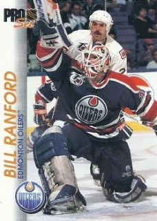 Bill Ranford Edmonton Oilers Pro Set 1992/93  #51