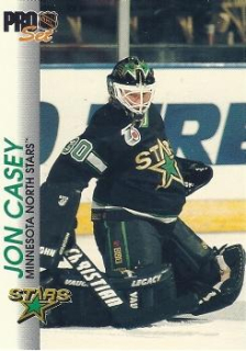 Jon Casey Minnesota North Stars Pro Set 1992/93  #82